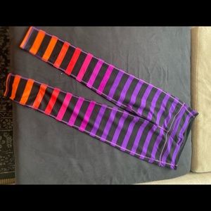 Athleta stripe leggings
